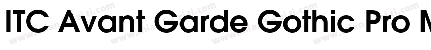 ITC Avant Garde Gothic Pro Medium字体转换